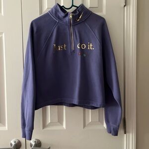 Nike Purple/Gold Zip Up Size Large